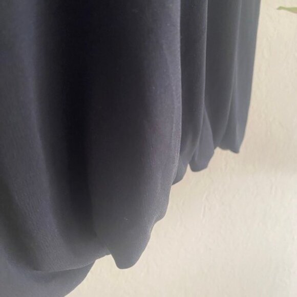 NWT Eileen Fisher XS Silk stretch jersey midi skirt soft hem - Picture 4 of 5